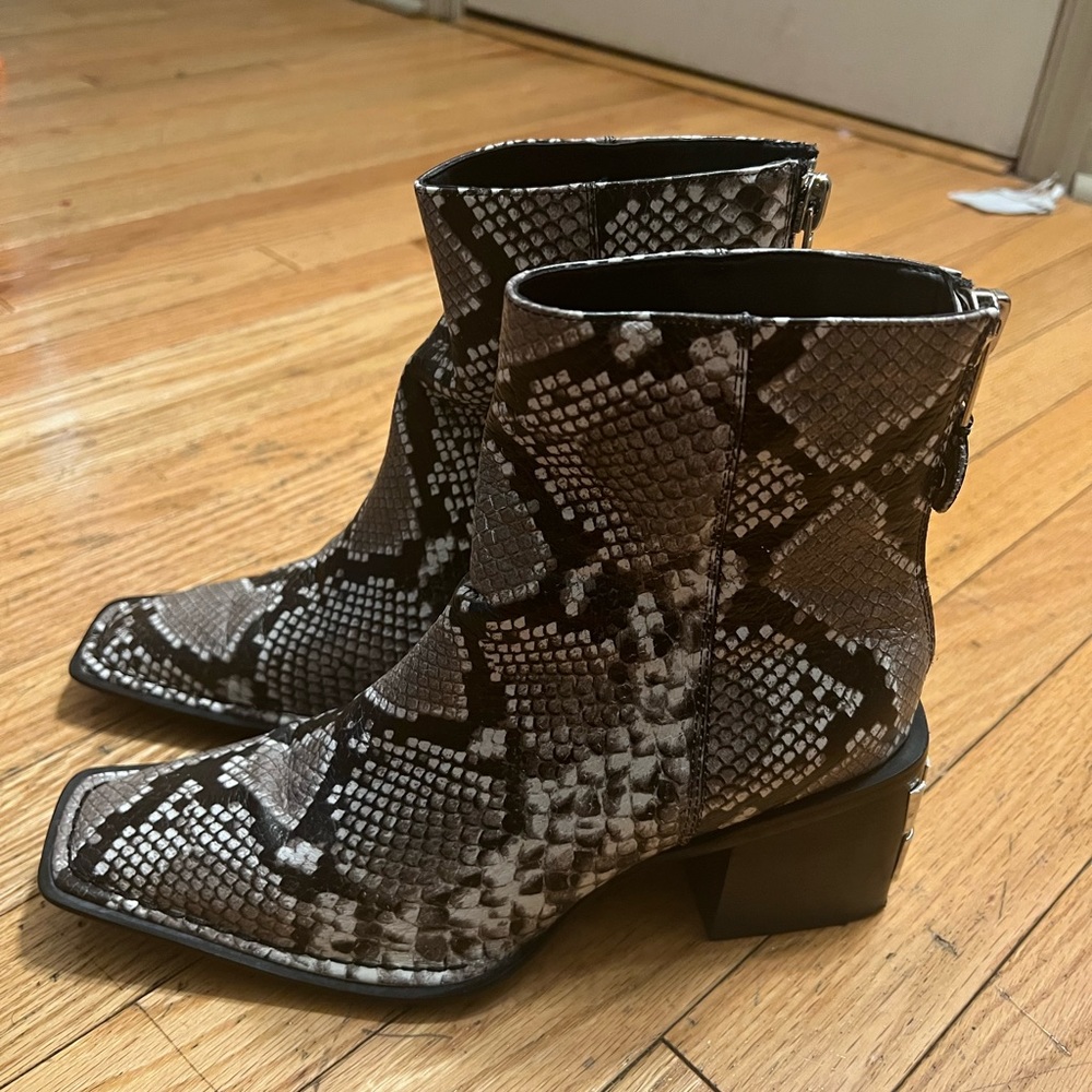 Alexander Wang Parker Snake Print Embossed Leathe… - image 6